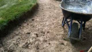 Installing flagstone for a front porch remodel [upl. by Allecnirp299]