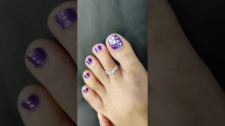 Toe nailart hack with safty pin nailart shorts nailartdesigns youtubeshorts toenailart [upl. by Micco]