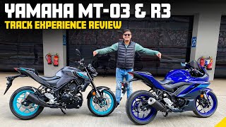 Yamaha MT03 amp R3 Looks Features amp More  Ride Review  Times Drive [upl. by Josephina]