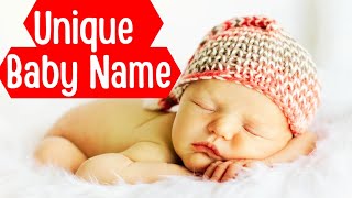 NEW UNIQUE BABY NAMES For you baby in 2024  Baby Name Ideas for 2024 amp Beyond [upl. by Critchfield]