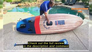 Review Niphean Inflatable Stand Up Paddle Board with Balanced Wing Design and Durable SUP Accessorie [upl. by Laohcin]