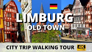 Limburg an der Lahn City Walk Tour  Exploring Germany  4K  Original City Sounds  May 2022 [upl. by Aidnyc]