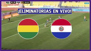 🔴 BOLIVIA vs PARAGUAY EN VIVO ⚽ ELIMINATORIAS RUMBO AL MUNDIAL  LA SECTA DEPORTIVA [upl. by Eiznekam]