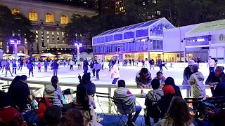 ❄ Exploring Winter Village at Bryant Park NYC LIVE  more 1112022 [upl. by Kwasi417]