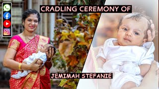 Jemimah Stefanie  Cradling Ceremony  Royal photograph Bajpe Mangalore [upl. by Lindeberg234]