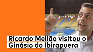 Ricardo Mellão  Visita ao Ginásio do Ibirapuera [upl. by Clemmy]