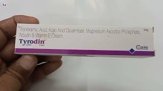 Tyrodin Cream  Tranexamic Acid Kojic Acid amp Vitamin E Cream uses  Tyrodin Cream Uses Benefit Hindi [upl. by Ettenrahc]