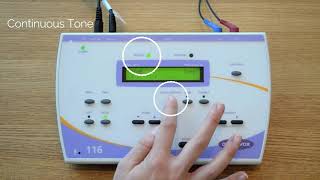 Amplivox 116 Manual Audiometer Demo [upl. by Etteuqram]