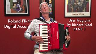 Accordion Italian Waltz PatrioticAccordion FR4x Programs 1 by Richard Noel [upl. by Rhoda]