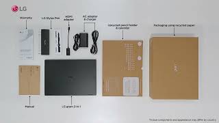 2022 LG gram 2in1  Official Unboxing  LG [upl. by Mmada856]