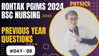 Previous year questions Rohtak PGIMS bscnursing2024day8 pgimsrohtakbscnursingnursingbscnursing [upl. by Tomkin]