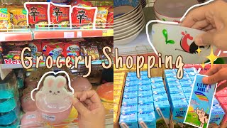 Grocery shopping anak kost🛍️  belanja bulanan anak kost🛒  stok makanan🧃🍜 [upl. by Yssis145]