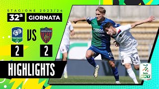 Feralpisalò vs Cosenza 22  Al golazo di Tutino risponde La Mantia  HIGHLIGHTS SERIE BKT 20232024 [upl. by Lonier327]