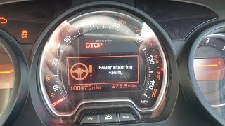 Citroen C5 X7 20HDI Power steering faulty SOLVED [upl. by Etnoved]