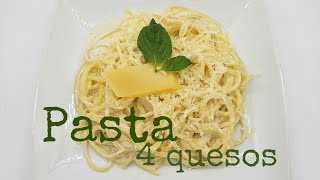 LA MEJOR PASTA 4 QUESOS  LA MAMÁ COCINORA [upl. by Ecneralc]