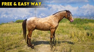 Proper Way To Get Free Missouri Fox Trotter Horse Early  RDR2 [upl. by Einon]