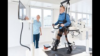 Gait training with the Lokomat®ProSensation DEMO  Hocoma amp DIH Webinars [upl. by Schlessinger]