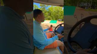 Golf Cart Prank Leaving Our Son at the Park short shorts shortvideo [upl. by Ahsimik780]