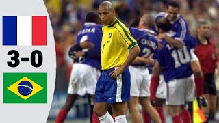 France vs Brazil 30  Extended Highlight and goals World Cup Final1998 [upl. by Aicilyhp]