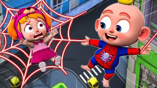 Baby Spider Man Rescue 🤩 My Mommy Is A Superhero  Baby Songs  Nursery Rhymes amp Toddler Songs [upl. by Niac318]