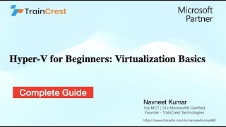 HyperV for Beginners Virtualization Basics [upl. by Tanner]