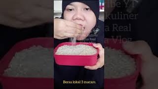 DYMA KULINER 🥰😋😍 RAW RICE EATING [upl. by Chessy158]