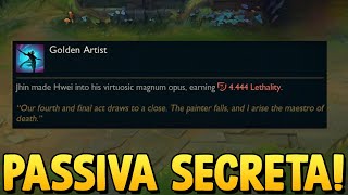 PASSIVA SECRETA DO JHIN E DO HWEI REVELADAS [upl. by Burnham]