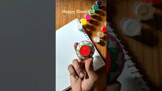 Diwali diya decoration ideas 🪔  happy Diwali drawing  shortsfeed diwali [upl. by Sacken]