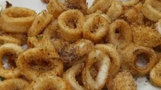 Anelli di calamari al forno Ricetta pronta in 5 minutiRicetta facile e veloce [upl. by Dougy569]