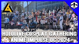 Hololive Cosplay Gathering  Anime Impulse OC 2024 [upl. by Nodnal265]