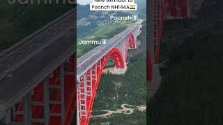 New Akhnoor to Poonch NH144A❤‍🩹🫂 [upl. by Nikolos]