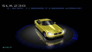 Need For Speed High Stakes Mercedes SLK 230 Showroom [upl. by Nav]