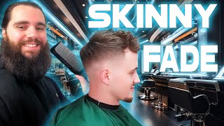 FAIRE UN DÉGRADÉ SUR CHEVEUX FINS ET CLAIR SKINNY FADE tuto dégradé [upl. by Cuthbert733]