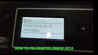 EPSON L565  PRINTER ERROR 0X10 SOLUTIONS [upl. by Amato]