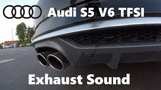 Audi S5 Cabrio 2018  V6 30 TFSI  4 Minutes Pure Sound [upl. by Faustus]