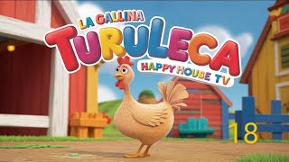 La Gallina Turuleca🐔Canción Infantil para bailar aprender a contar en familia matemática mix 18 [upl. by Dasa]