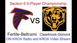 Section 6 9Player Championship  FertileBeltrami vs ClearbrookGonvick [upl. by Alvar]