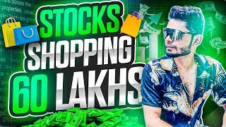 ₹60 LAKH STOCKS SHOPPING in the Indian Stock Market🔥 [upl. by Anitirhc]