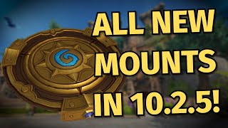 ALL New Mounts coming in Patch 1025 and Their Known Sources  WoW Dragonflight [upl. by Waddle]