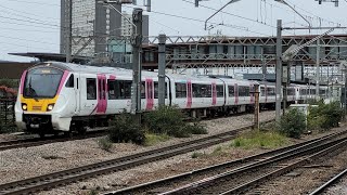 Brand New C2C Class720 Trains 720608  720611 Departing Stratford Station To Shoeburyness 201024 [upl. by Rossen]