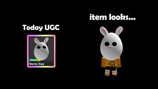 No Free Limited UGC  Bunny Egg sold out 🚫 [upl. by Imoyik]