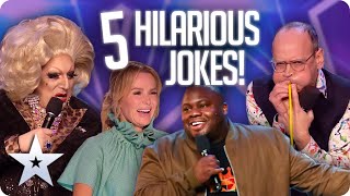 5 HILARIOUSLY FUNNY JOKES  BGT 2020 [upl. by Gottlieb856]