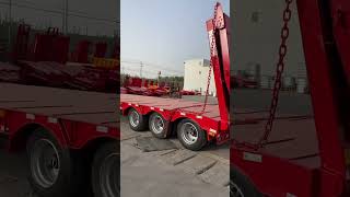 triple axle enclosed gooseneck trailer53 ft chassis [upl. by Chessy]