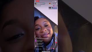 Reginae carter tiktok live 4123 [upl. by Novehs]