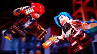 Lego Arcane  Vi VS Jinx Animation [upl. by Aikaz]