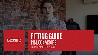 Fitting a Pinlock Visor  Infinity Explained [upl. by Troxell]