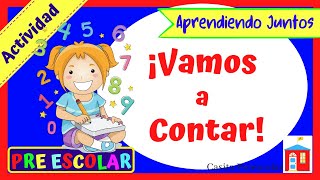 VAMOS A CONTAR Aprendeencasa PREESCOLAR [upl. by Ayamahs]