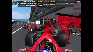 De carona com Rubens Barrichello em Monza F1 2002 [upl. by Rainwater]