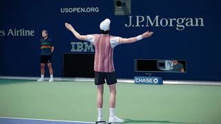 Jannik Sinner vs Taylor Fritz very hard Match at the US Open 2024 [upl. by Inama]