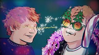 Ed Sheeran amp Elton John  Merry Christmas Official Lyric Video [upl. by Undry931]